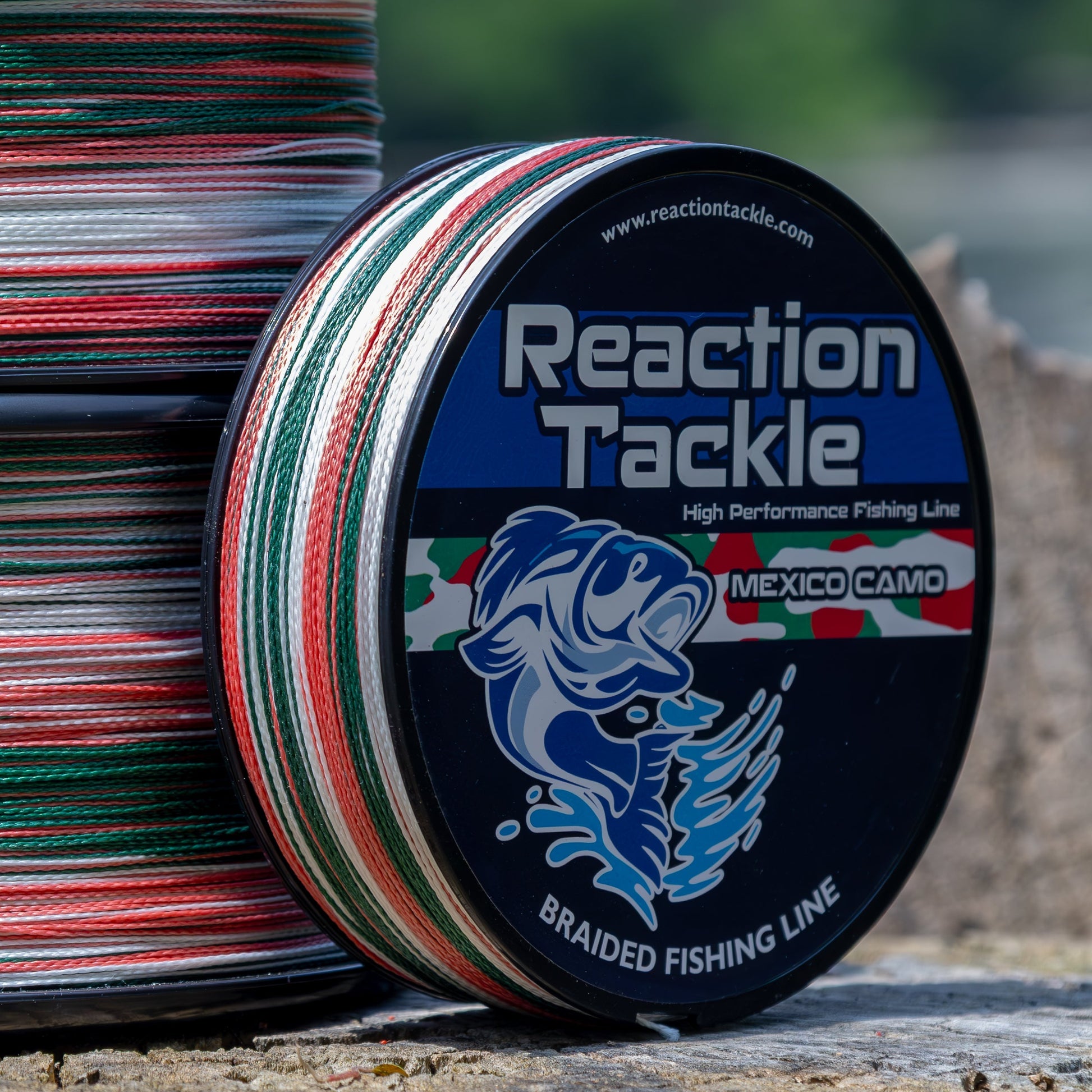 Reaction Tackle Braided Fishing Line - Mexico Camo - NEW Reaction Tackle