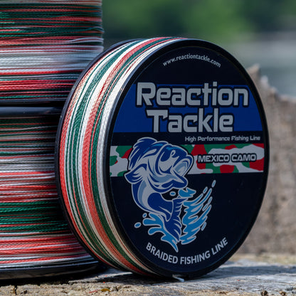 Reaction Tackle Braided Fishing Line - Mexico Camo - NEW Reaction Tackle