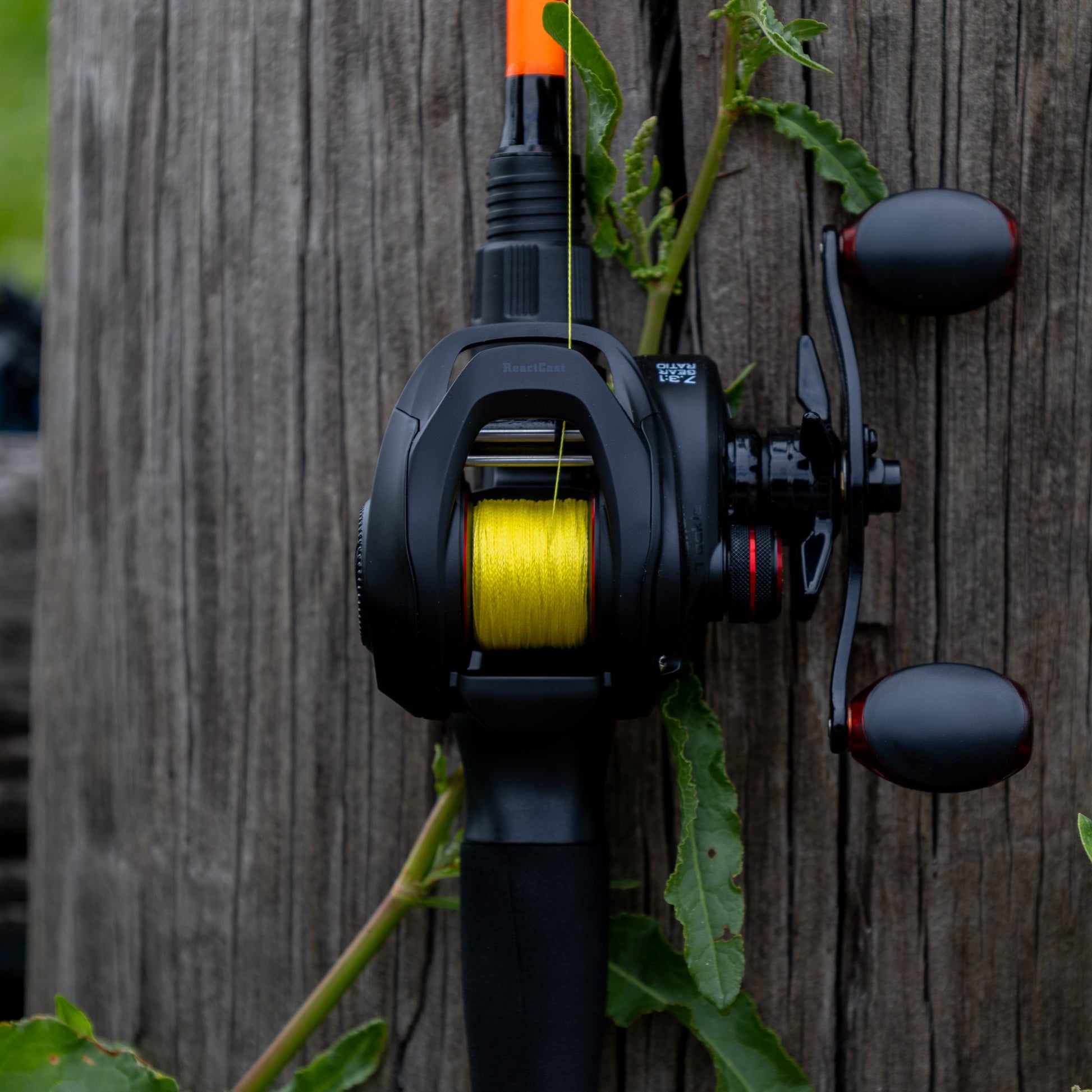 Reaction Tackle Braided Fishing Line - NO FADE Yellow - NEW Reaction Tackle