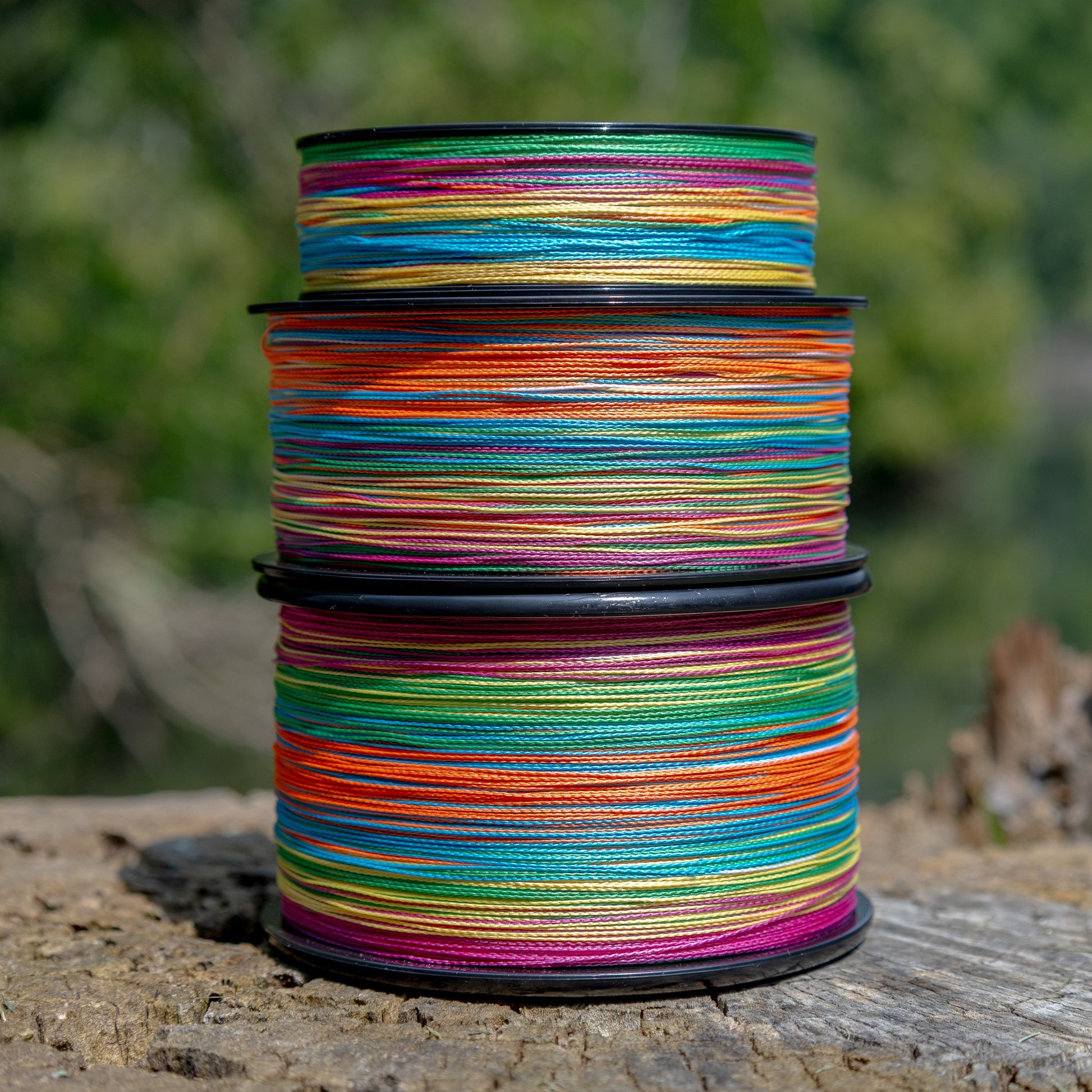 Reaction Tackle Braided Fishing Line - Multi-Color Reaction Tackle