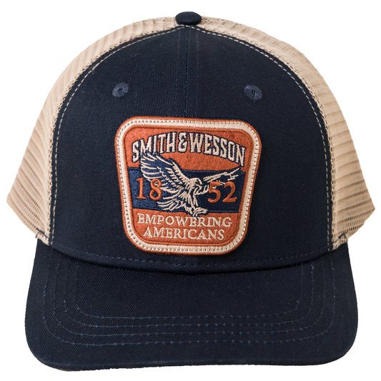 Smith & Wesson®  Empowering Americans Eagle Patch Navy Trucker Cap