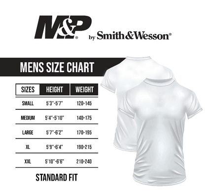 M&P® by Smith & Wesson® Long Sleeve Logo Tee Shirt in Black