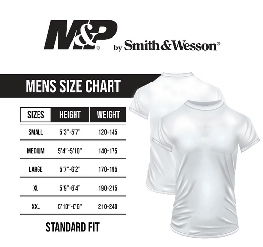 M&P® by Smith & Wesson® Long Sleeve Logo Tee Shirt in Navy