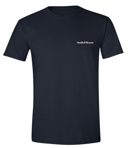 Smith & Wesson® – Stars & Stripes Wings Premium Tee in Navy