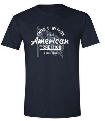 Smith & Wesson® – Classic Flag Tee in Vintage Navy