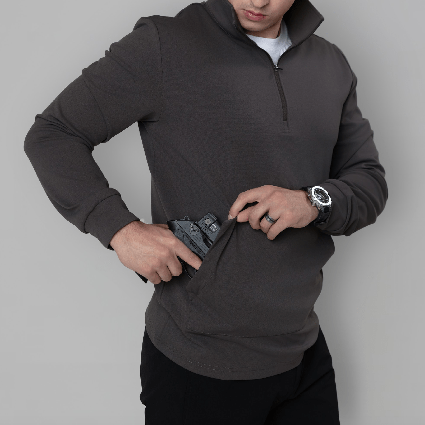 Durable Quarter Zip