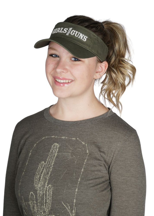 Vintage Visor Girls with Guns Clothing