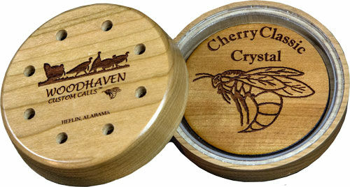 Woodhaven Cherry Classic Crystal Friction Turkey Call - Premium Pot Call