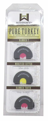 Woodhaven Pure Turkey Mouth Call 3-Pack