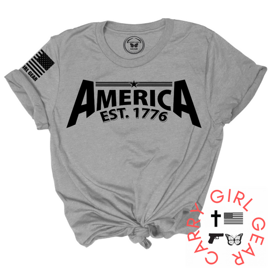 AMERICA BABY Tee Carry Girl Gear