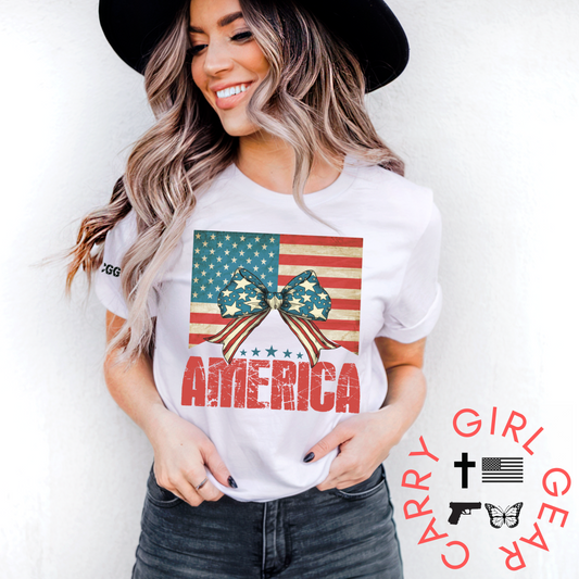 AMERICA TEE Carry Girl Gear