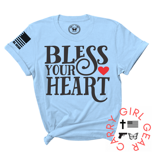 BLESS YOUR HEART TEE Carry Girl Gear