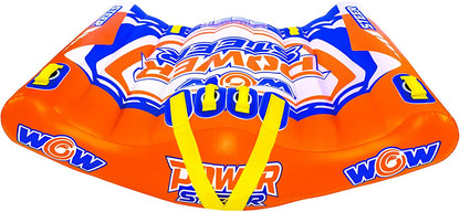 WOW Watersports Power Steer 2 Person 2P Steerable Deck Tube Towable