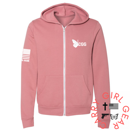 CGG Zippered Hoodie Carry Girl Gear