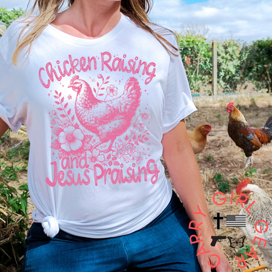 CHICKENS & JESUS TEE Carry Girl Gear