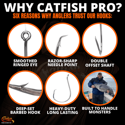 Double Offset Circle Hooks 10/0 - Value Pack