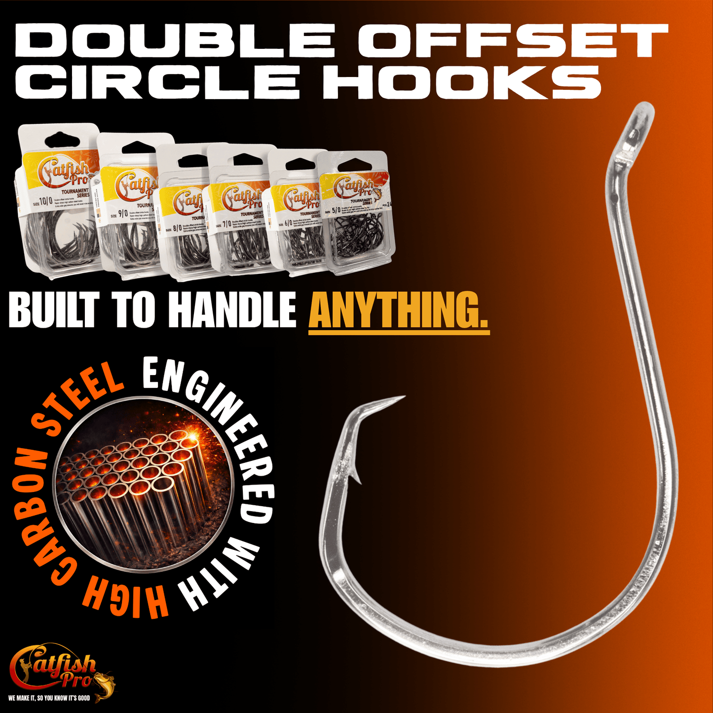 Double Offset Circle Hooks 5/0 - Value Pack