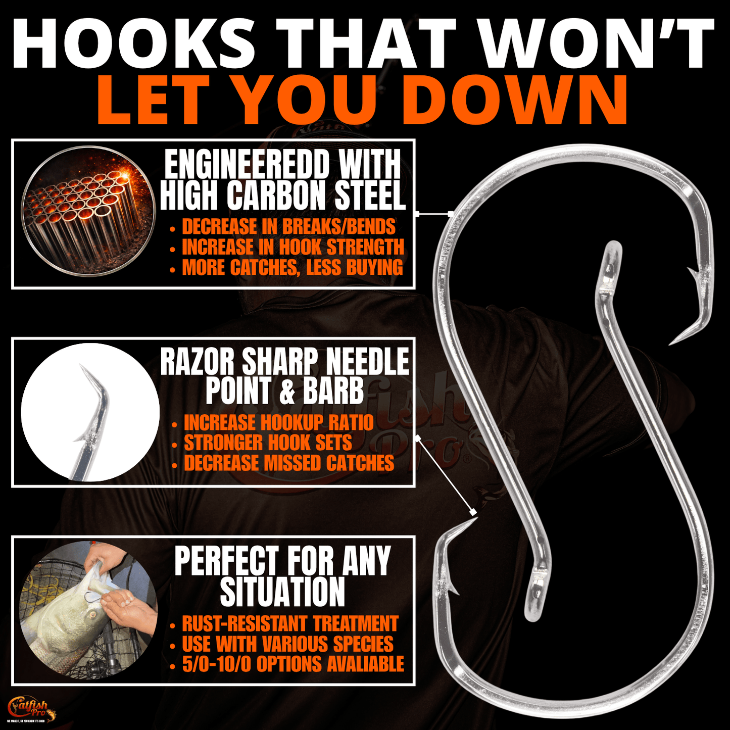 Double Offset Circle Hooks 5/0 - Value Pack