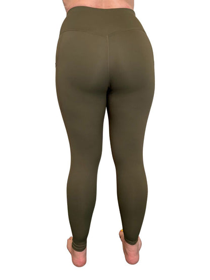 Defender Concealed Carry Leggings | Black & Olive