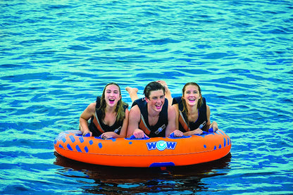 WOW Watersports Nova 3 Person 3P Towable Deck Tube