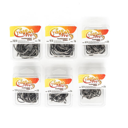 Double Offset Circle Hooks 6/0 - Value Pack Catfish Pro