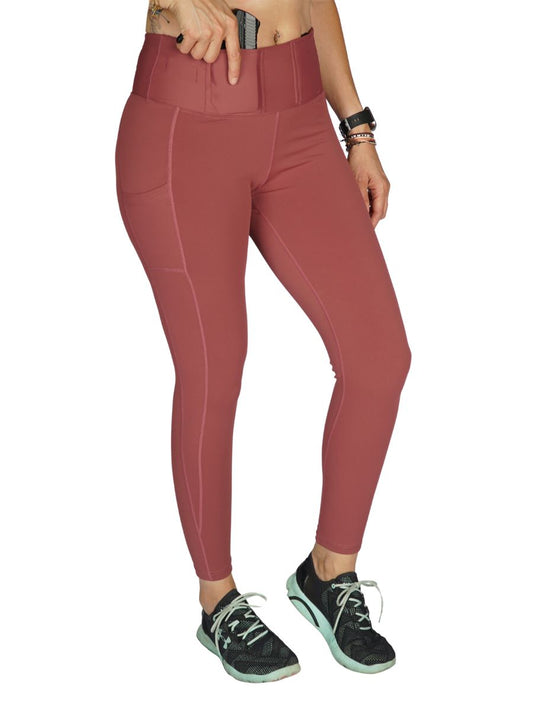 Eclipse Legging | Mauve Girls with Guns Clothing