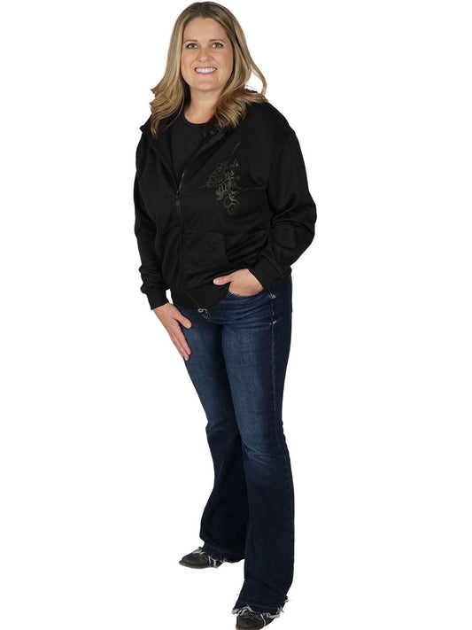 Elk Zip Up Hoodie Girls with Guns Clothing