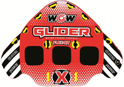 WOW Watersports Glider 3 Person 3P Towable with Flex Seating