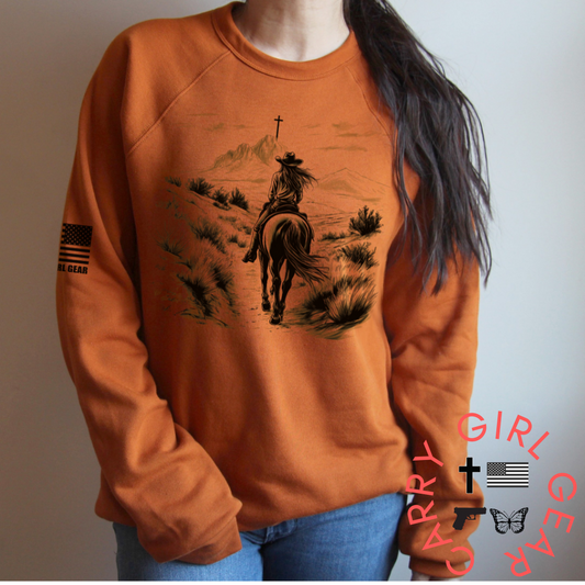 FAITHFUL RIDER SWEATSHIRT Carry Girl Gear