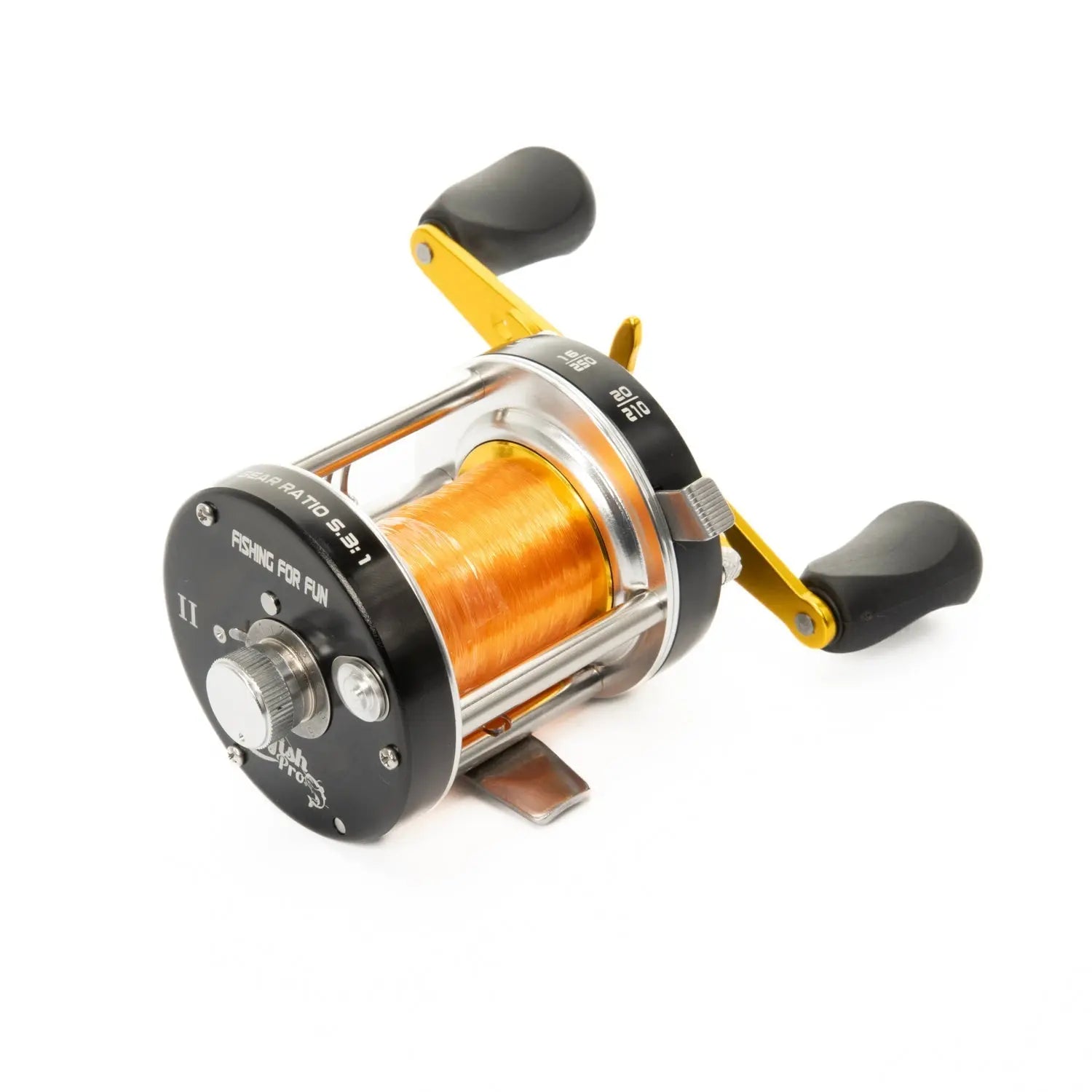 Fishing for Fun Round Baitcaster Reel Catfish Pro