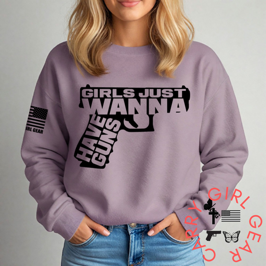 GIRLS JUST WANNA SWEATSHIRT Carry Girl Gear