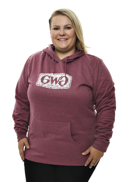 Label Hoodie | Dusty Rose Girls with Guns Clothing