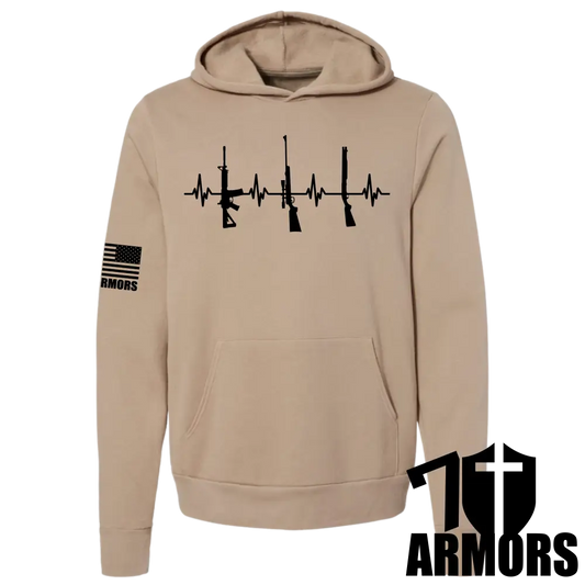HEARTBEAT OF LIBERTY HOODIE Carry Girl Gear