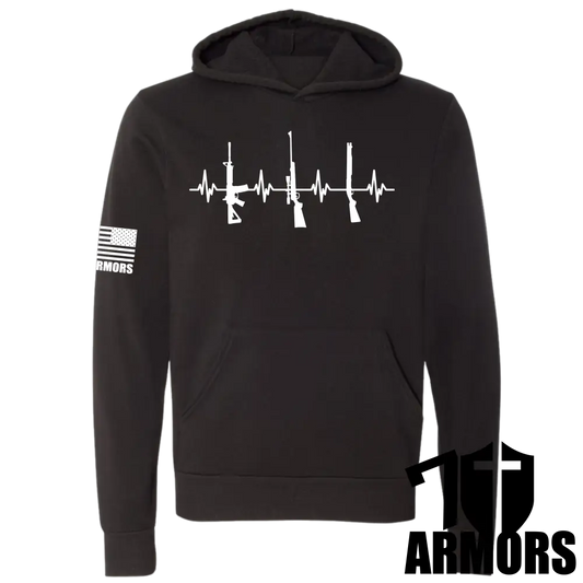 HEARTBEAT OF LIBERTY HOODIE Carry Girl Gear