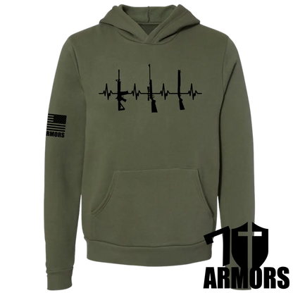 HEARTBEAT OF LIBERTY HOODIE Carry Girl Gear