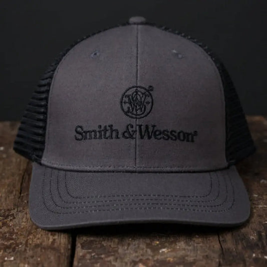 Smith & Wesson® Two-Tone Grey and Black Trucker Smith & Wesson
