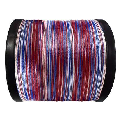 Reaction Tackle Braided Fishing Line - USA Camo Reaction Tackle
