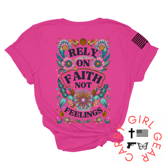 RELY ON FAITH Tee Carry Girl Gear