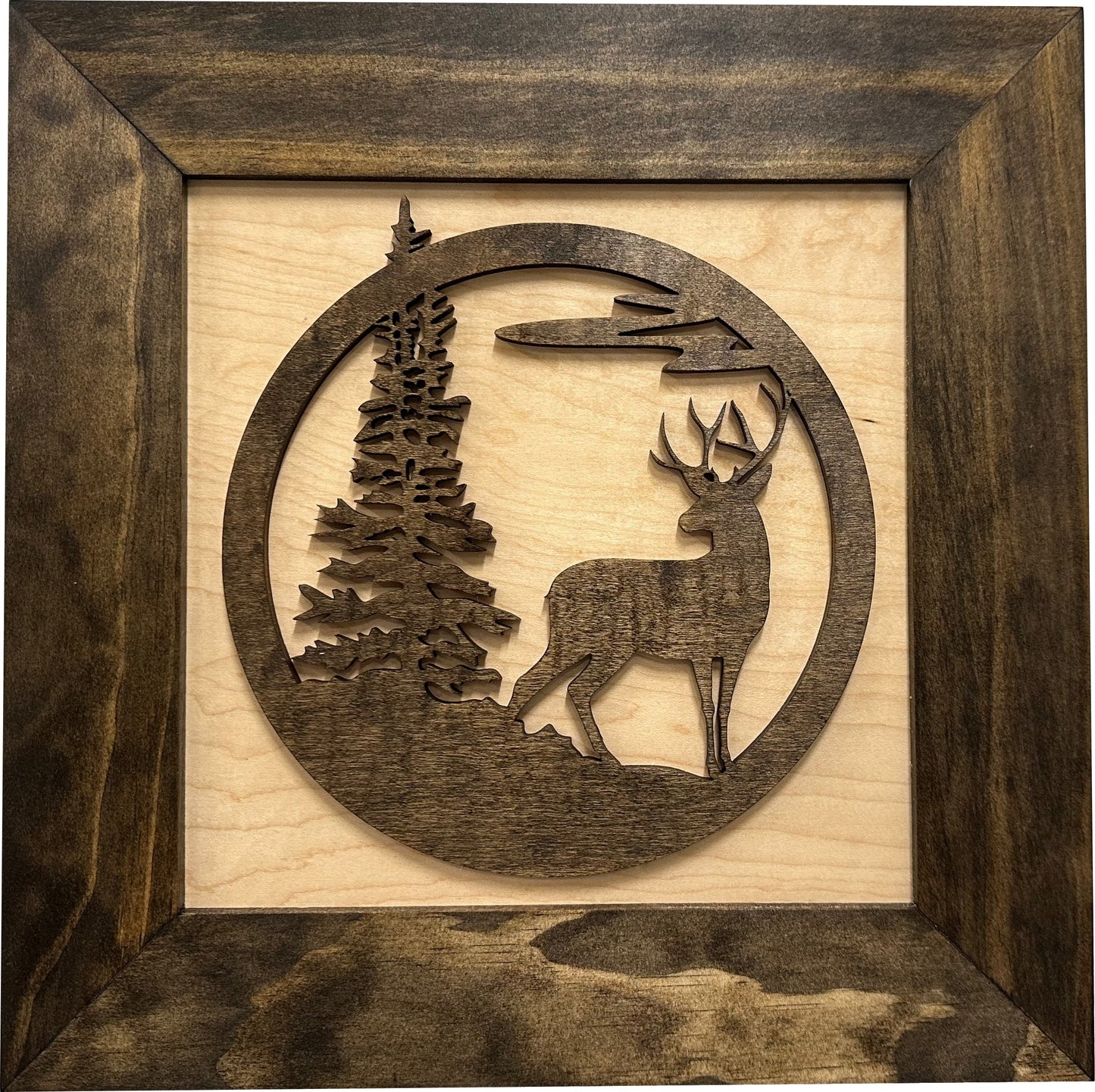 Buck In Nature Gun Safe Shelf - Gun Concealment Furniture - Hidden Gun Safe for Discrete Firearm Storage