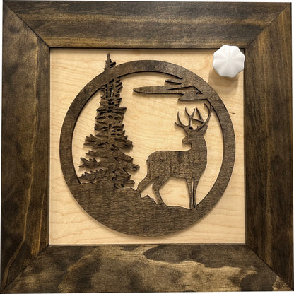 Buck In Nature Gun Safe Shelf - Gun Concealment Furniture - Hidden Gun Safe for Discrete Firearm Storage