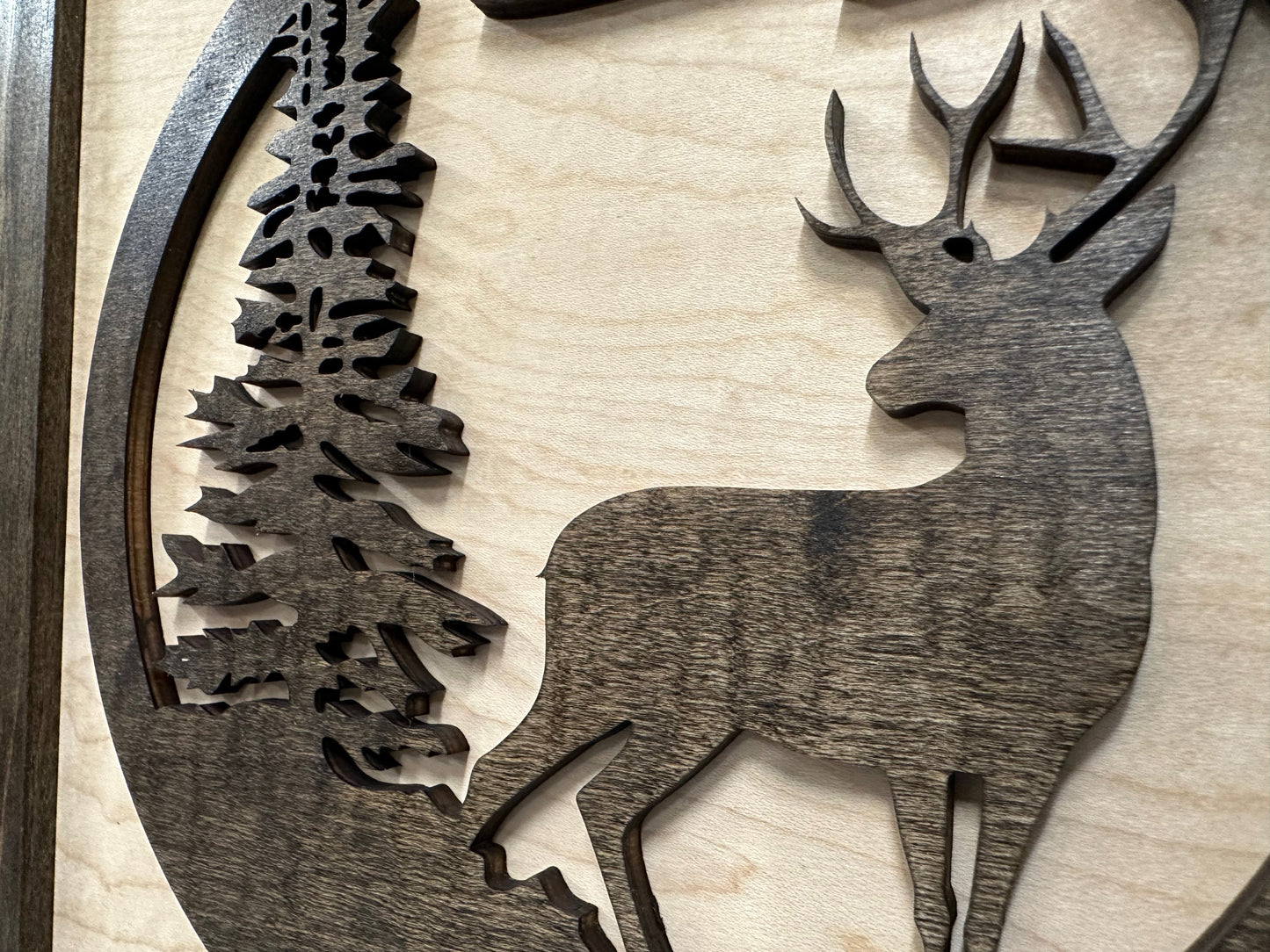 Buck In Nature Gun Safe Shelf - Gun Concealment Furniture - Hidden Gun Safe for Discrete Firearm Storage