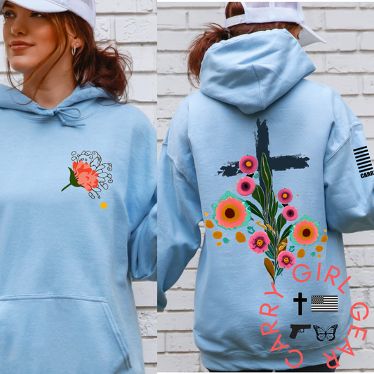 The Cross Hoodie Carry Girl Gear